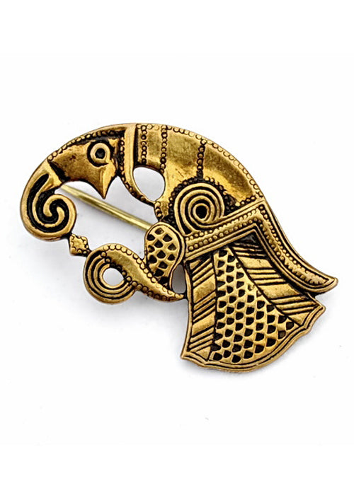 Rabenfibel Gotland: Wikinger Schmuck aus Bronze