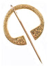 Robuste keltische Ringfibel aus Messing