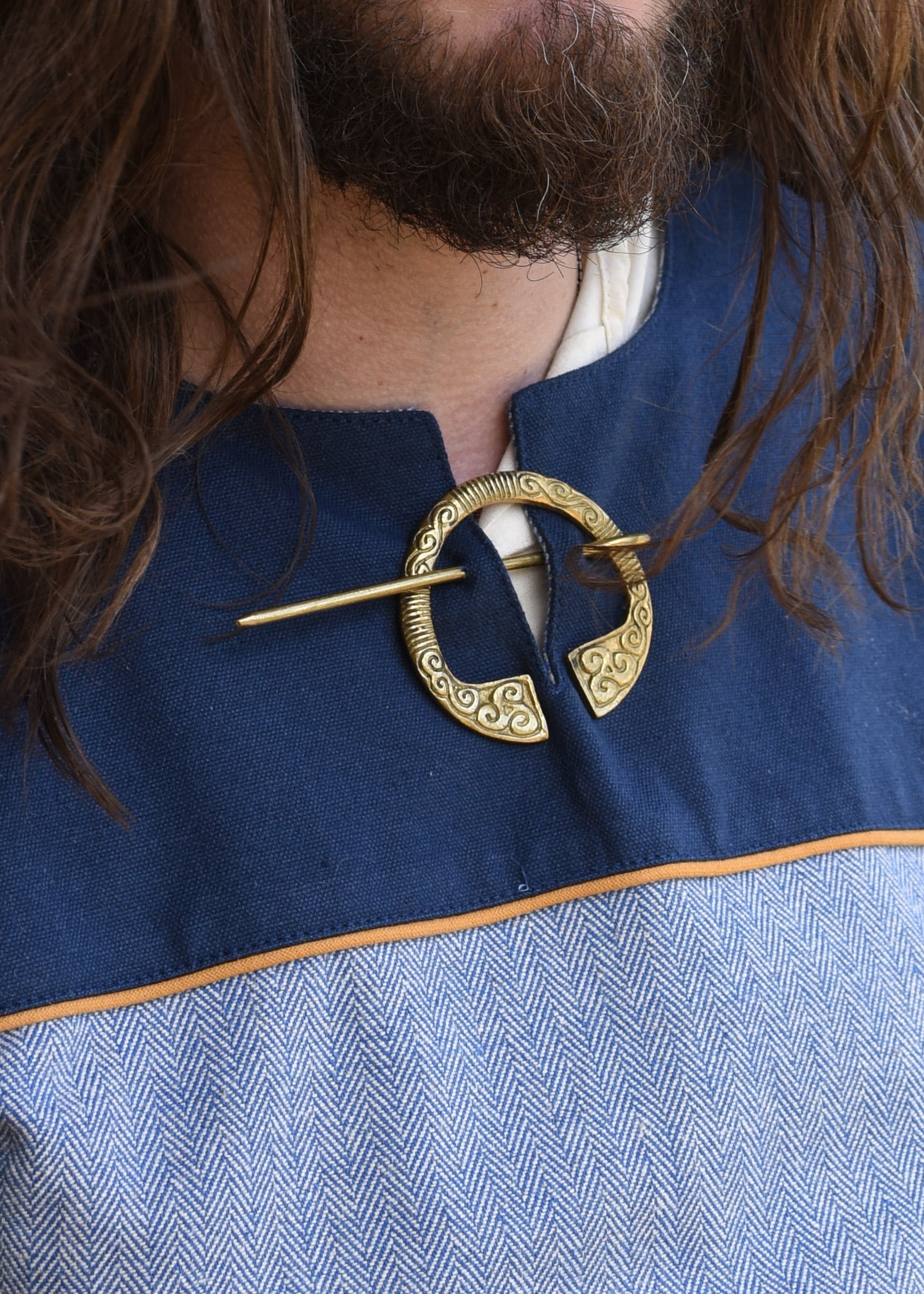 keltische ringfibel aus messing