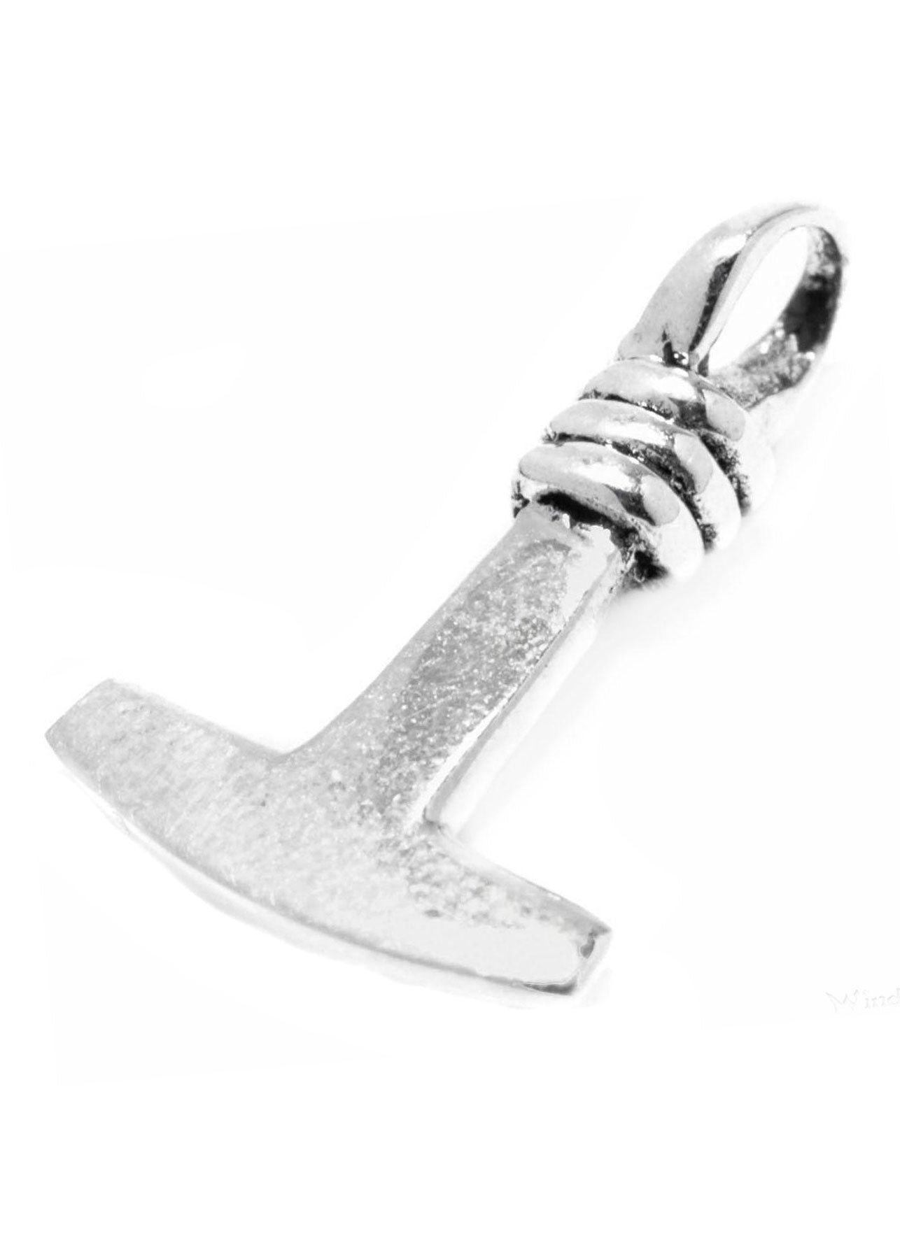 Silberner Mjölnir Anhänger   Filigraner Thorshammer