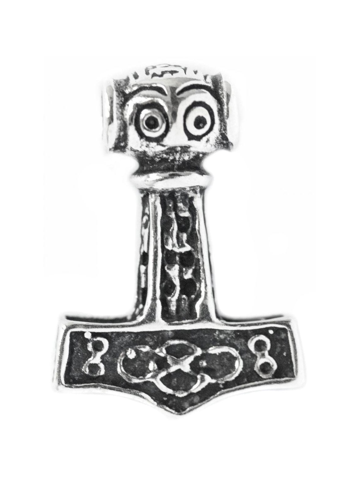 Silberner Mjölnir Anhänger   Kleiner Thorshammer