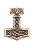 Bronze Mjölnir Anhänger   Wikinger Thorshammer Schonen
