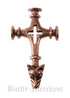 Thorshammer Wolfskopf Bronze   Island Replika
