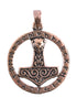 Wikinger Thorshammer Runen Amulett aus Bronze