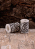 Wikinger Bartperle aus Knochen mit Knotenmuster