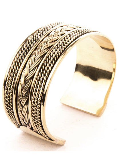 Markanter Wikinger Armreif aus Bronze   Breit &amp; Massiv