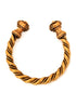 Massiver keltischer Bronze Armreif mit Spiralen