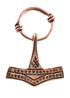 Mjölnir Anhänger aus Bronze   Wikinger Thorshammer