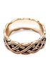 Nordmannen Ring aus Bronze mit Wikinger Knotenmuster