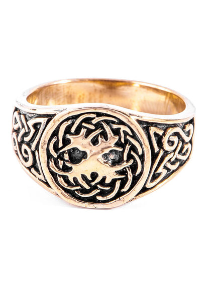 Keltenring Weltenesche Yggdrasil aus Bronze