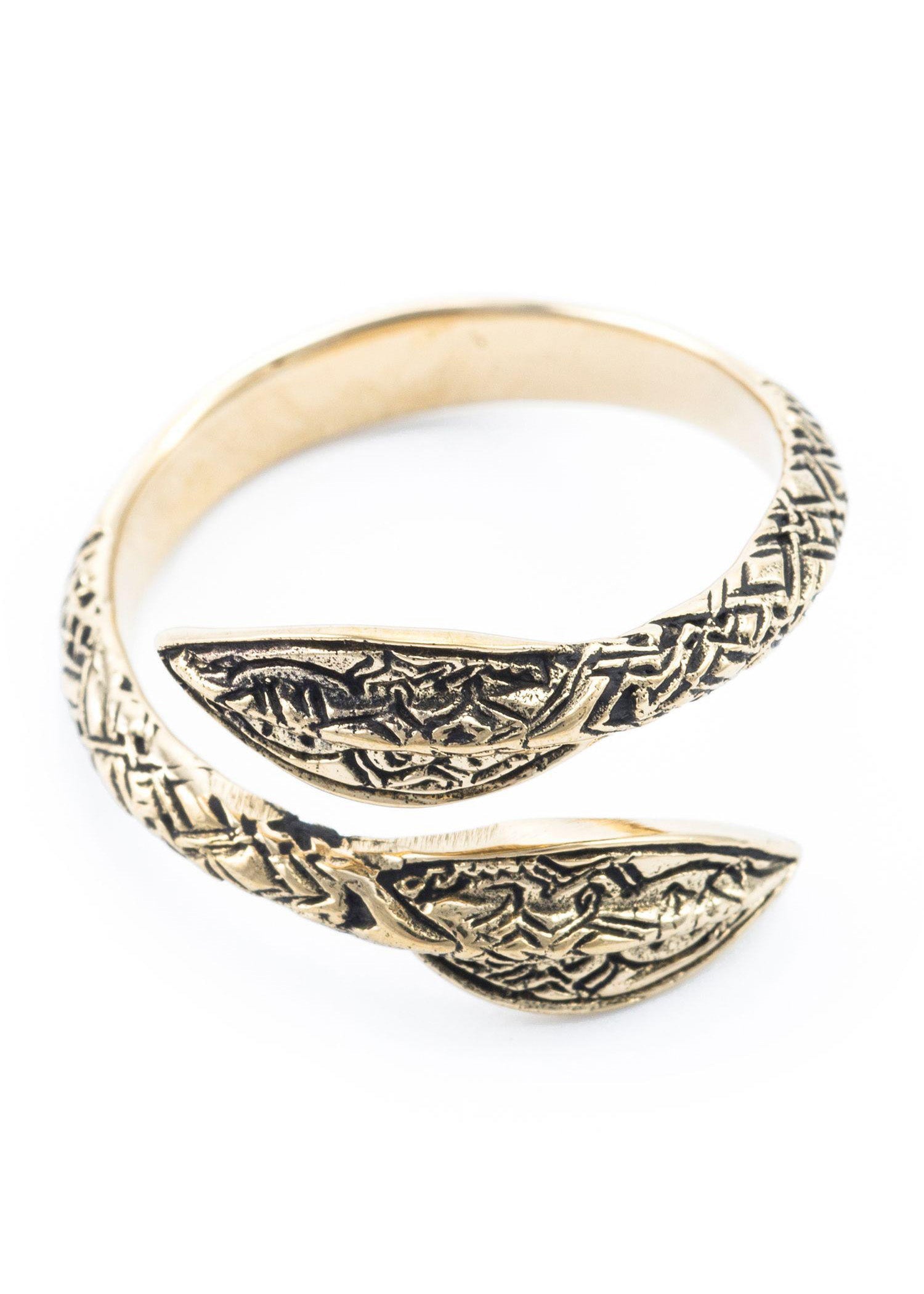 Wikingerring Speerspitzen Bronze verstellbar