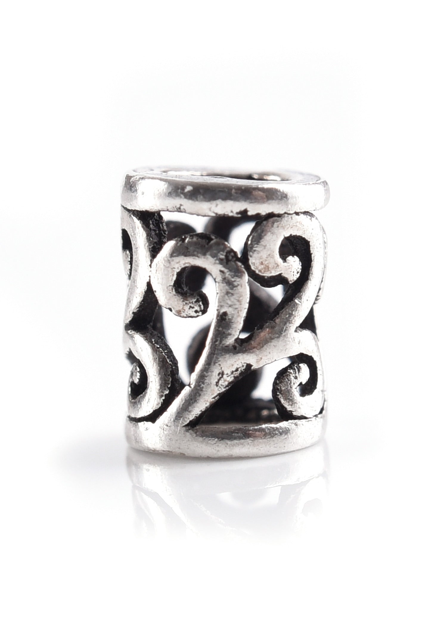 Edle keltische Bartperle aus 925 Silber