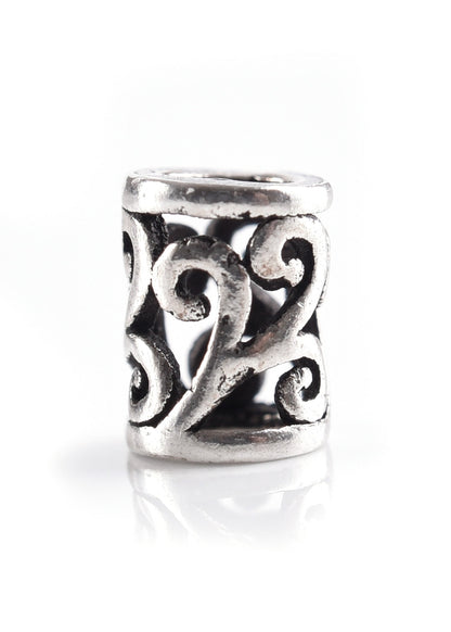Edle keltische Bartperle aus 925 Silber