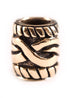 Bronze Bartperle & Lockenperle mit Keltenmuster