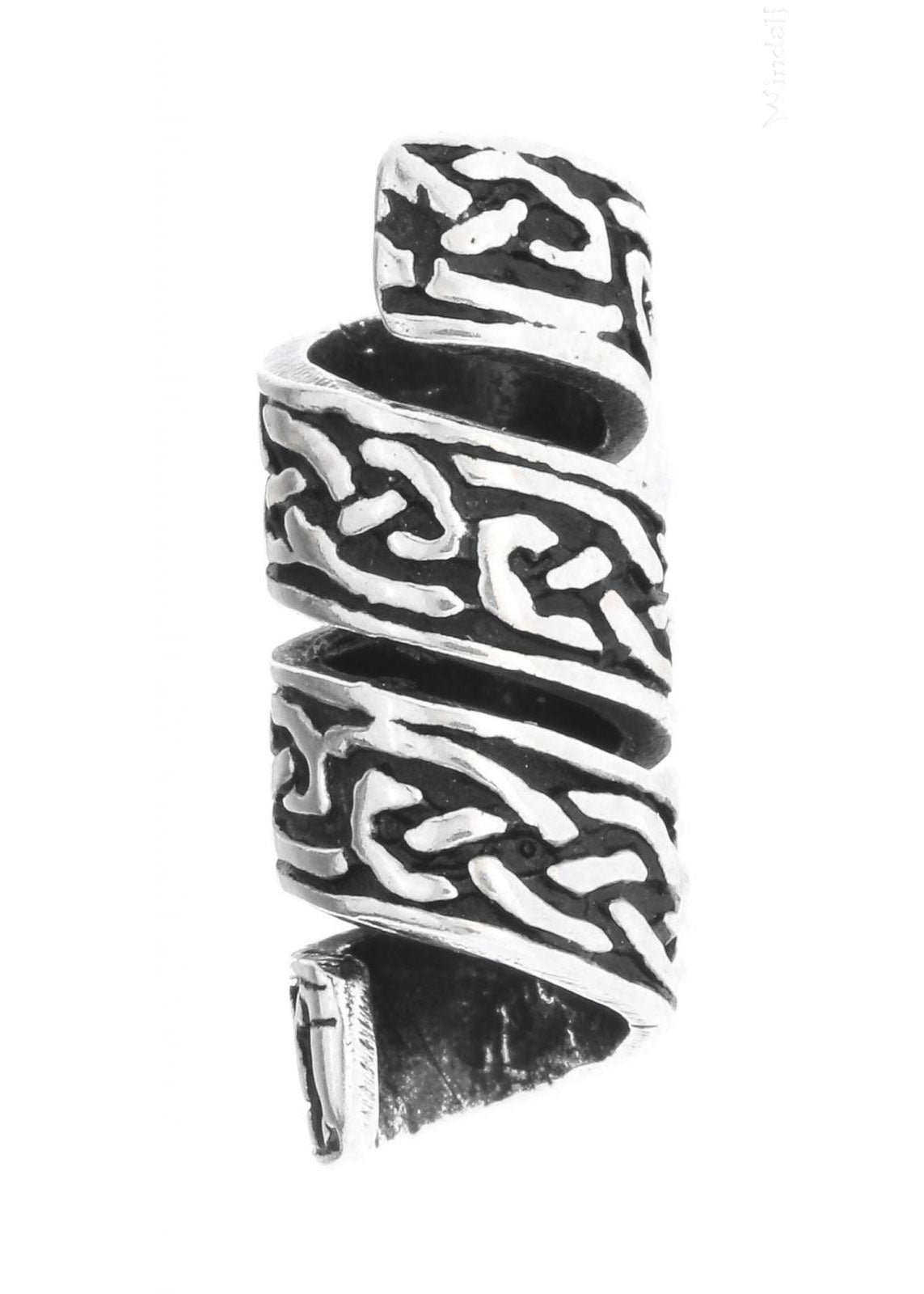 Edle 925 Silber Bartperle mit keltischem Knoten