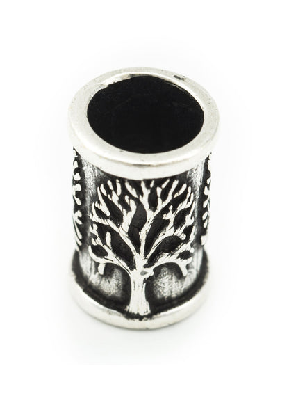 Silberne Bartperle Lebensbaum   Yggdrasil Design