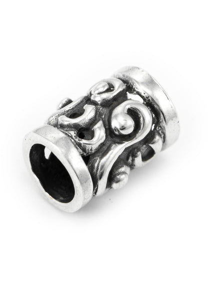 Silber Bartperle mit Kelten Spirale