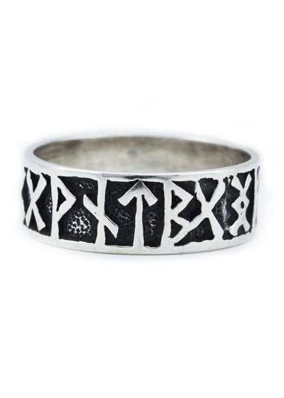 Wikinger Runen Ring aus 925 Silber