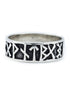 Wikinger Runen Ring aus 925 Silber