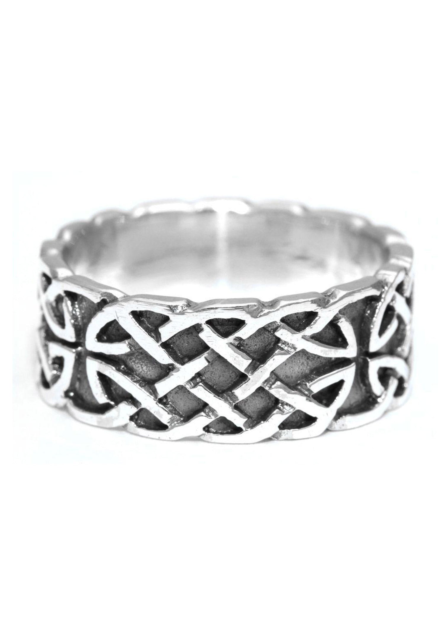 Keltischer Unendlichkeitsring aus 925 Silber
