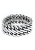 Handgeflochtener Wikingerring aus Silber