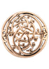 Edle Wikinger Brosche Urnes Stil aus Bronze