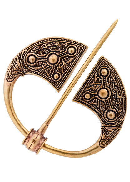Wikinger Ringfibel Kilkenny   Massive Bronze Replik