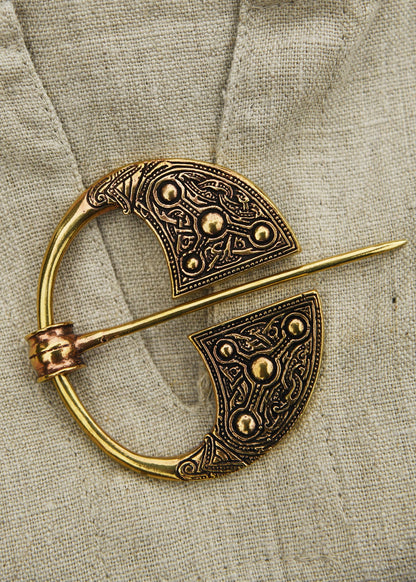 wikinger gewandschliesse kilkenny aus bronze