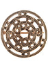 Wikinger Bronze Fibel mit nordischem Knotenmuster