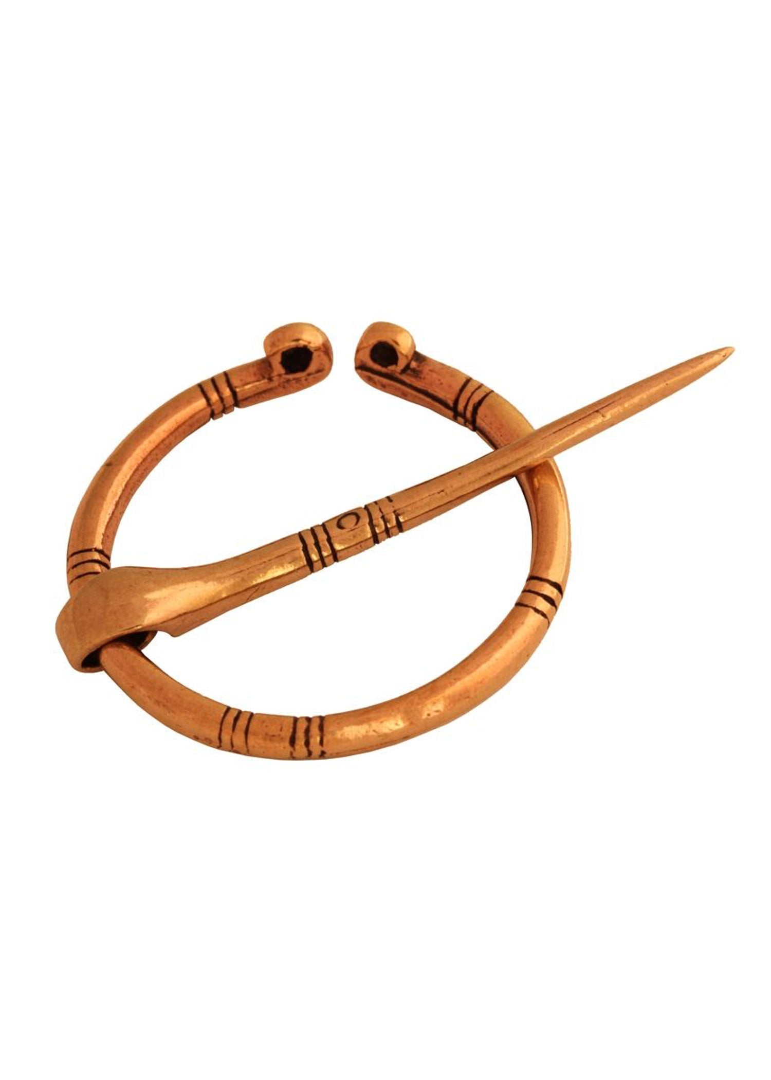 Mittelalter Ringfibel aus Bronze (2,7 cm)