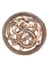 Wikinger Drachen Brosche Urnes Stil aus Bronze
