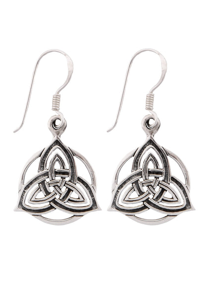 Keltische Triqueta Silber Ohrringe – 925 Sterling Silber