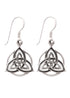 Keltische Triqueta Silber Ohrringe – 925 Sterling Silber