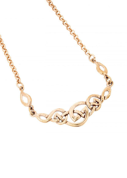 Bronze Halskette Keltischer Knoten