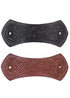 Mittelalter Leder Haarspange mit robustem Metallclip