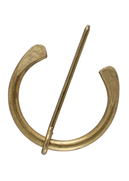 Historische Ringfibel aus Messing (Ø 3,5 cm)