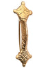 Filigrane Messing Fibel, 5,1 x 1,7 cm