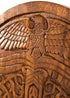Irminsul Holzscheibe handgeschnitzt