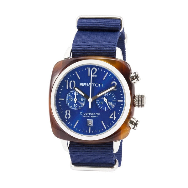 Briston Clubmaster Classic Chrono – Navy Blue