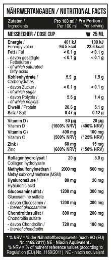 mst collagen for joints 1l pineapple