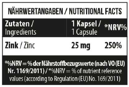 mst zinc citrate 25mg 100 kapseln
