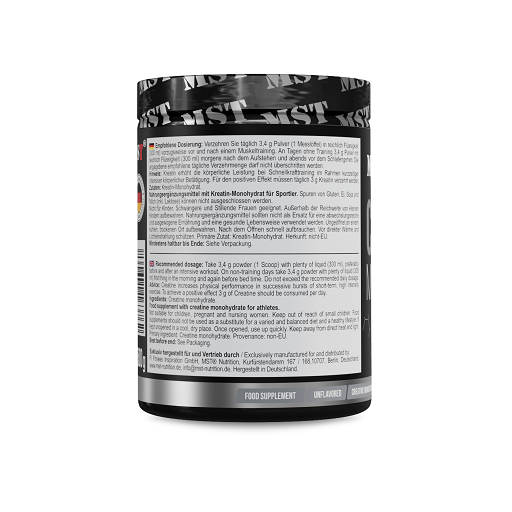MST Creatin Monohydrate 500g