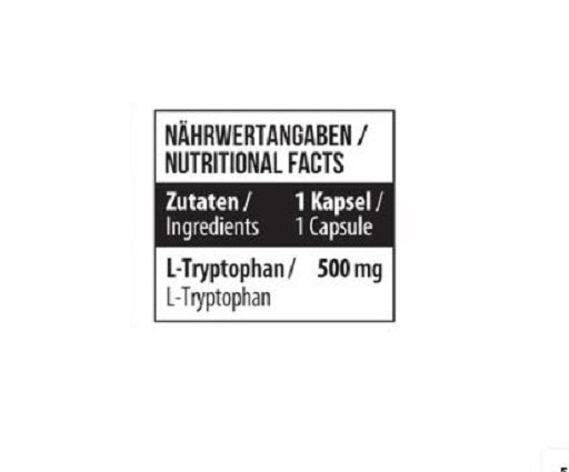mst tryptophan 500mg 60 kapseln