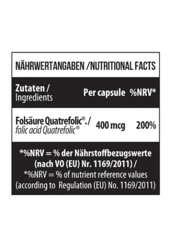 mst folate 400 quatrefolic 90 kapseln