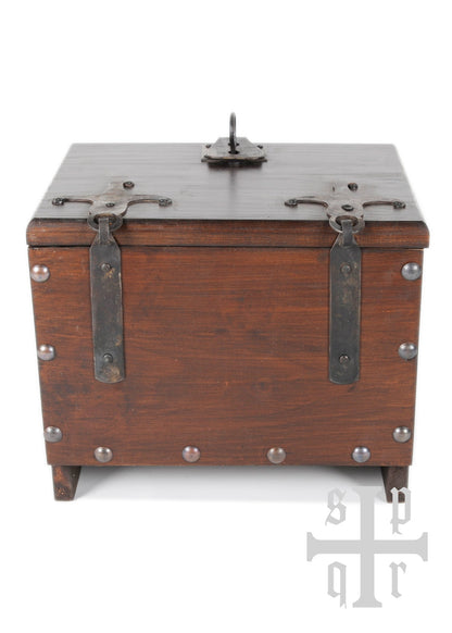 wikinger holzkiste mit midgardschlangen motiv ca 33 x 25 x 28 cm