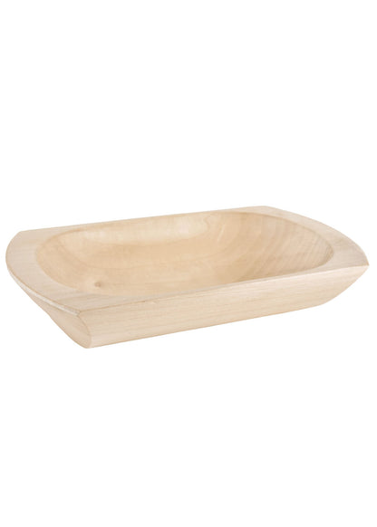 Lindenholz Trog 30x16 cm   Glatt &amp; Versiegelt