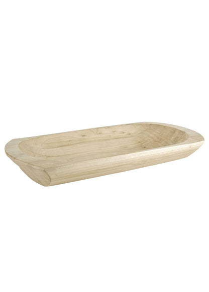 Lindenholz Trog glatt &amp; versiegelt (45x23cm)