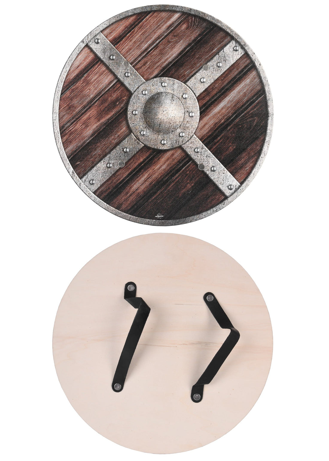 Kinder Holzrundschild Wikinger Design