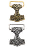 Wikinger Gürtelschnalle Thorshammer Mjölnir