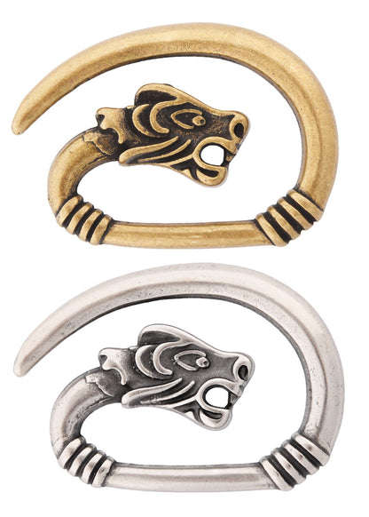 Wolfskopf Gürtelhaken   Stilvolles Mittelalter Accessoire